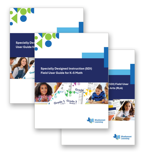 image of bluebonnet learning SDI field guides
